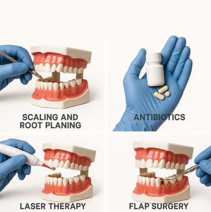 Receding gums Treatment Options